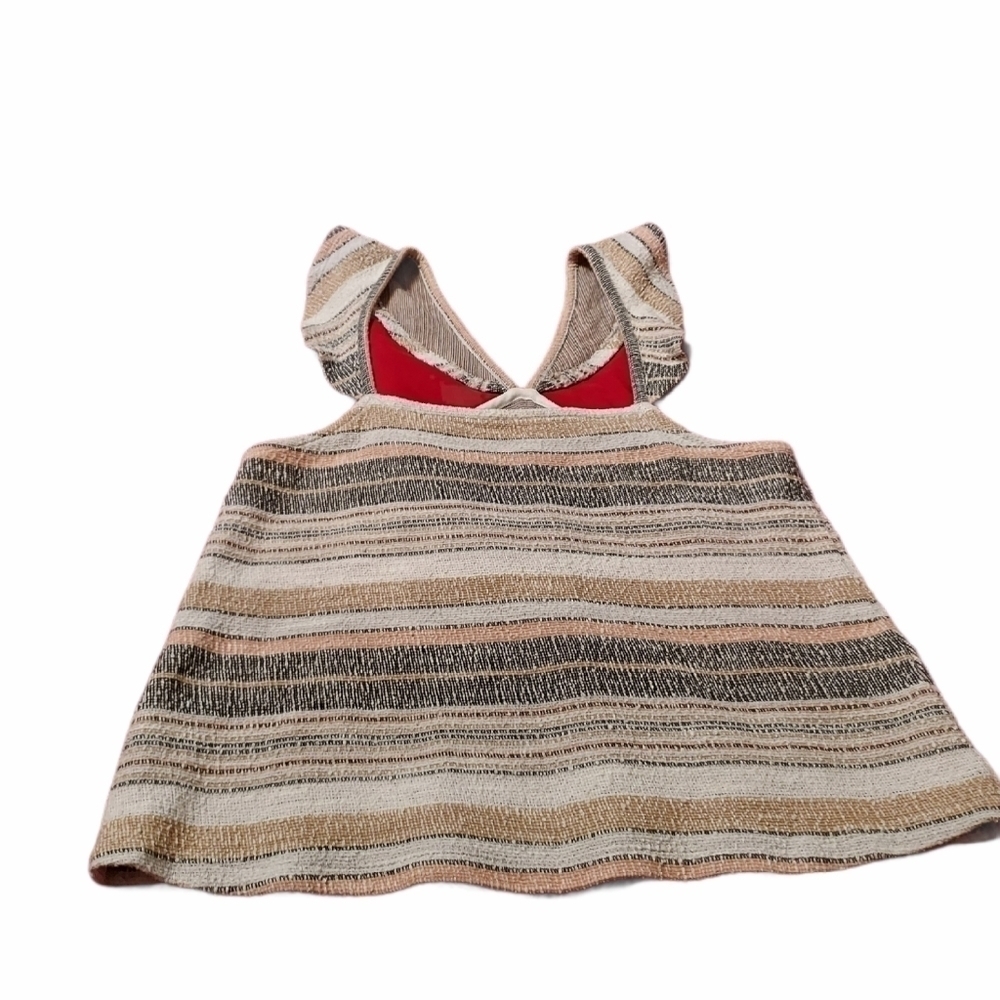 Madewell XS striped crop top